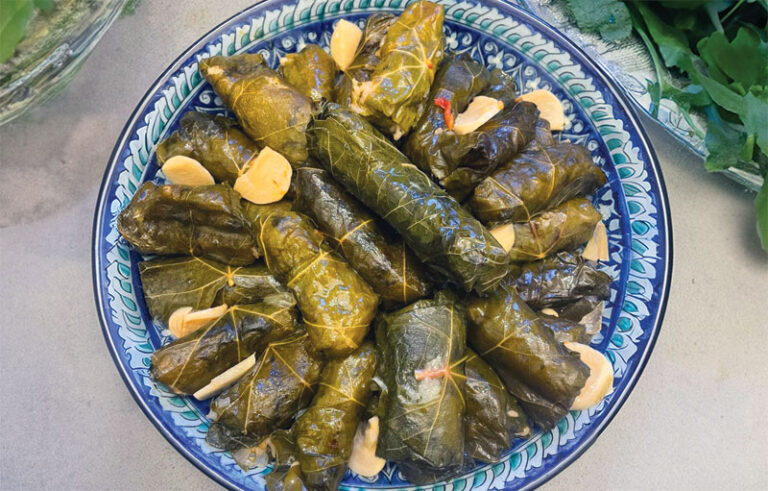 Yabragh – Iraqi Jewish Rolled Vine Leaves Recipe