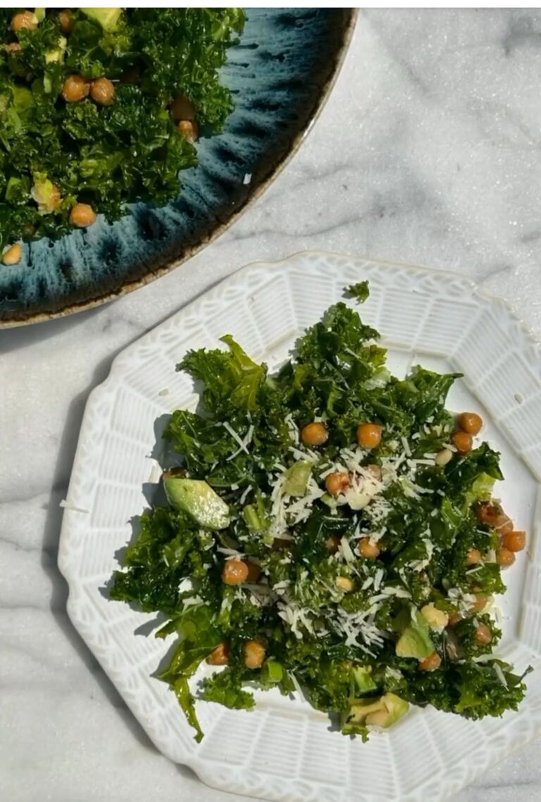 Kale & Roasted Garbanzo Salad