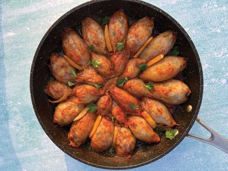 A Warm Hug in the Sukkah: Stuffed Onions