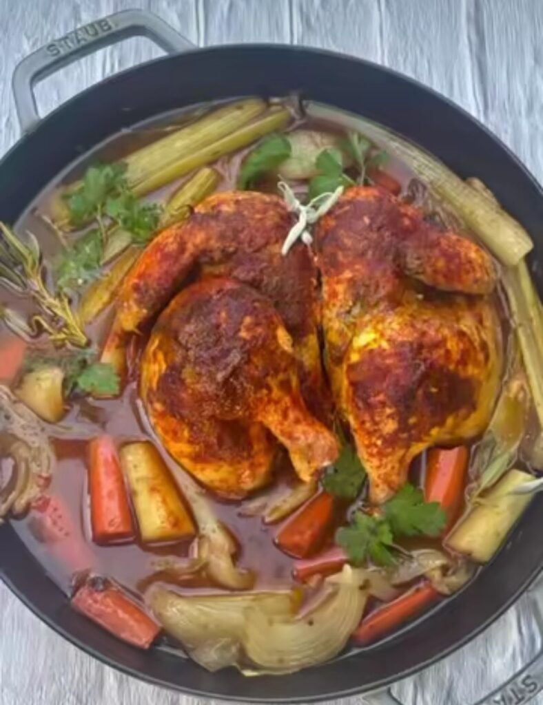 Savory Spiced Spatchcock Chicken