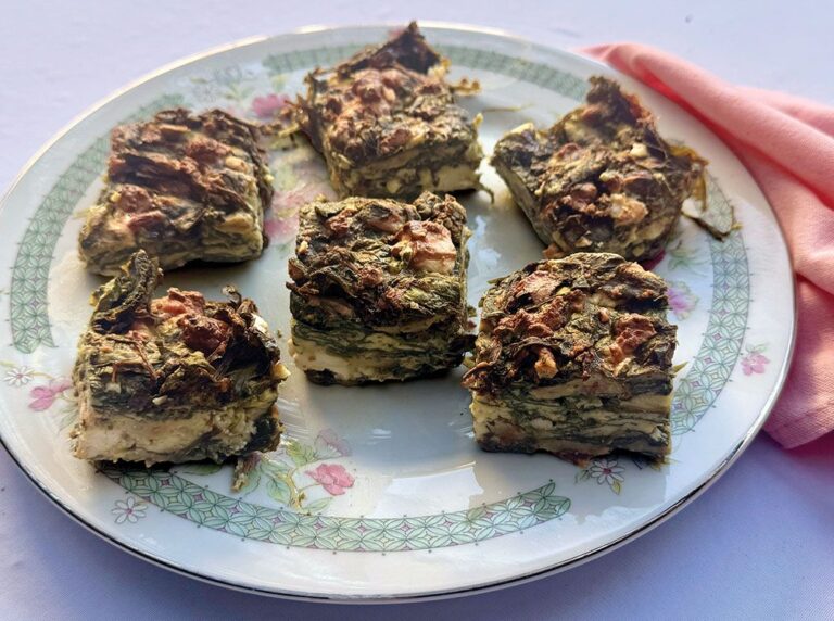 Quajado de Espinaca (Spinach and Feta Souffle)