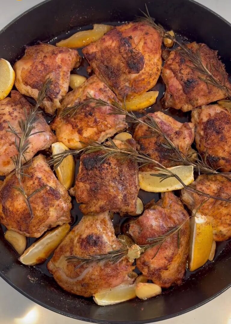 Rosemary Lemon Chicken Thighs