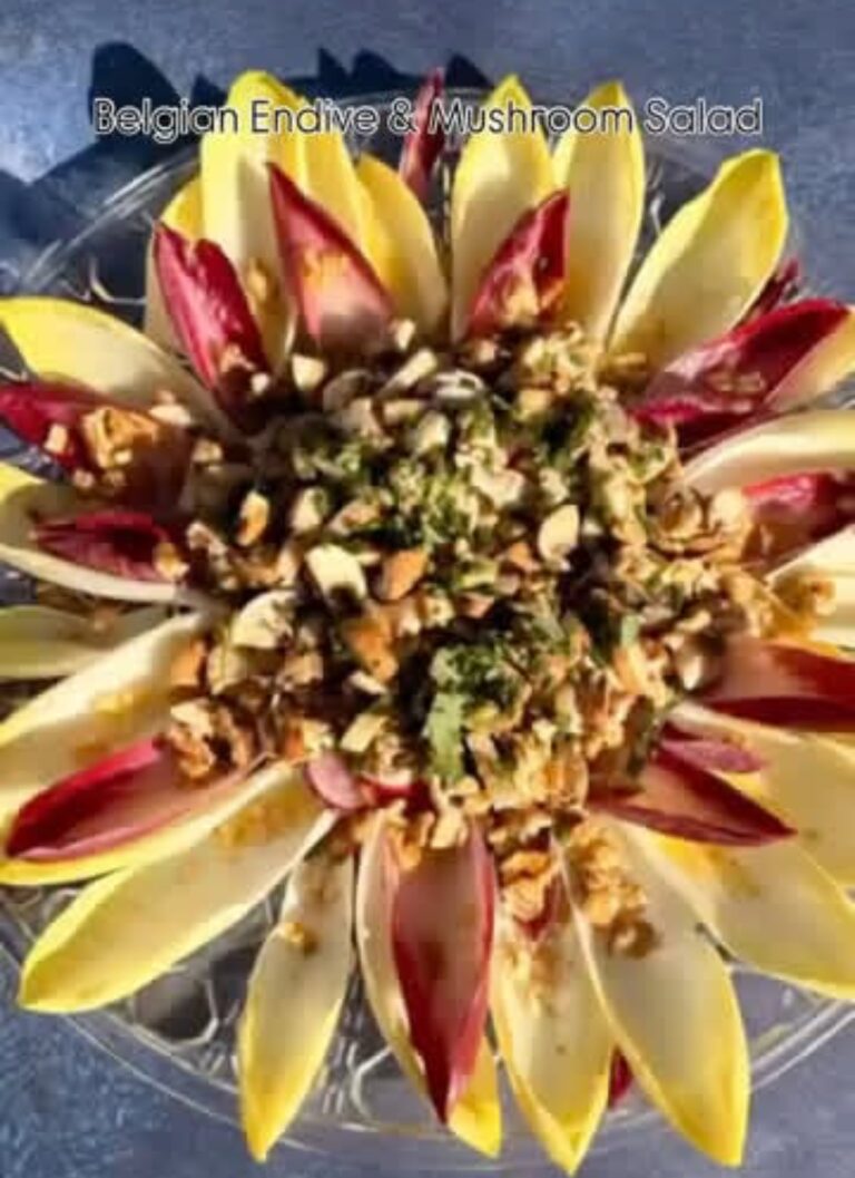 Belgian Endive & Mushroom Salad