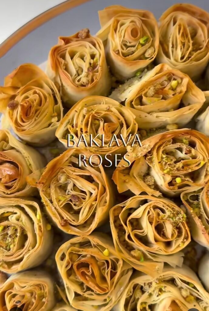 Baklava Roses Recipe 