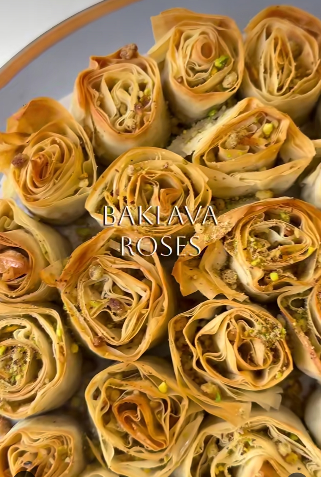 Baklava Roses Recipe