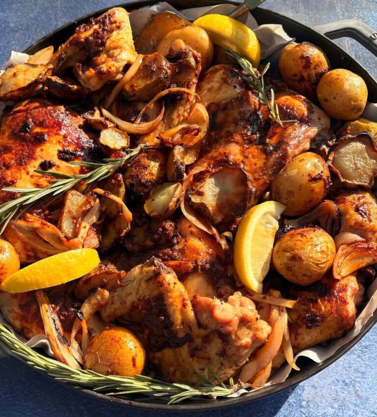 Lemony Sunchoke Chicken